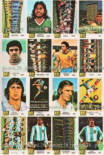 ULTRA RARE !! Vignettes Stickers Cromos "WC ARGENTINA 78" Like Panini RTL BUT - Bild 4 von 7