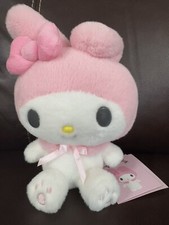 Pink Fuzzy Sanrio My Melody Plush 7 - 8 NEW