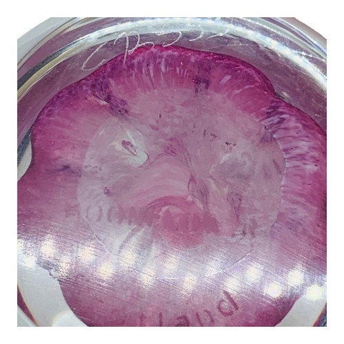 Vintage Caithness Moonflower Art Glass Paperweight C72553 Scotland 3" AS FOUND - Picture 6 of 11