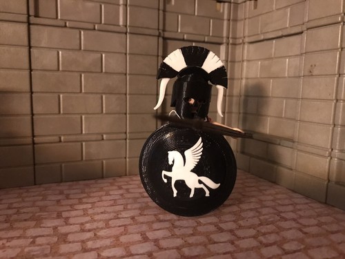 Playmobil Escudo Griego Espartano 3D/ Greek Shield/ Bouclier Grec/ Griechischer - Imagen 2 de 5
