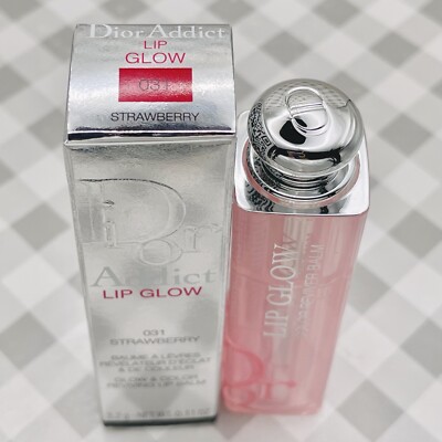 Dior Addict Lip Glow • 031 STRAWBERRY 3.2g 0.11oz Authentic ••NEW