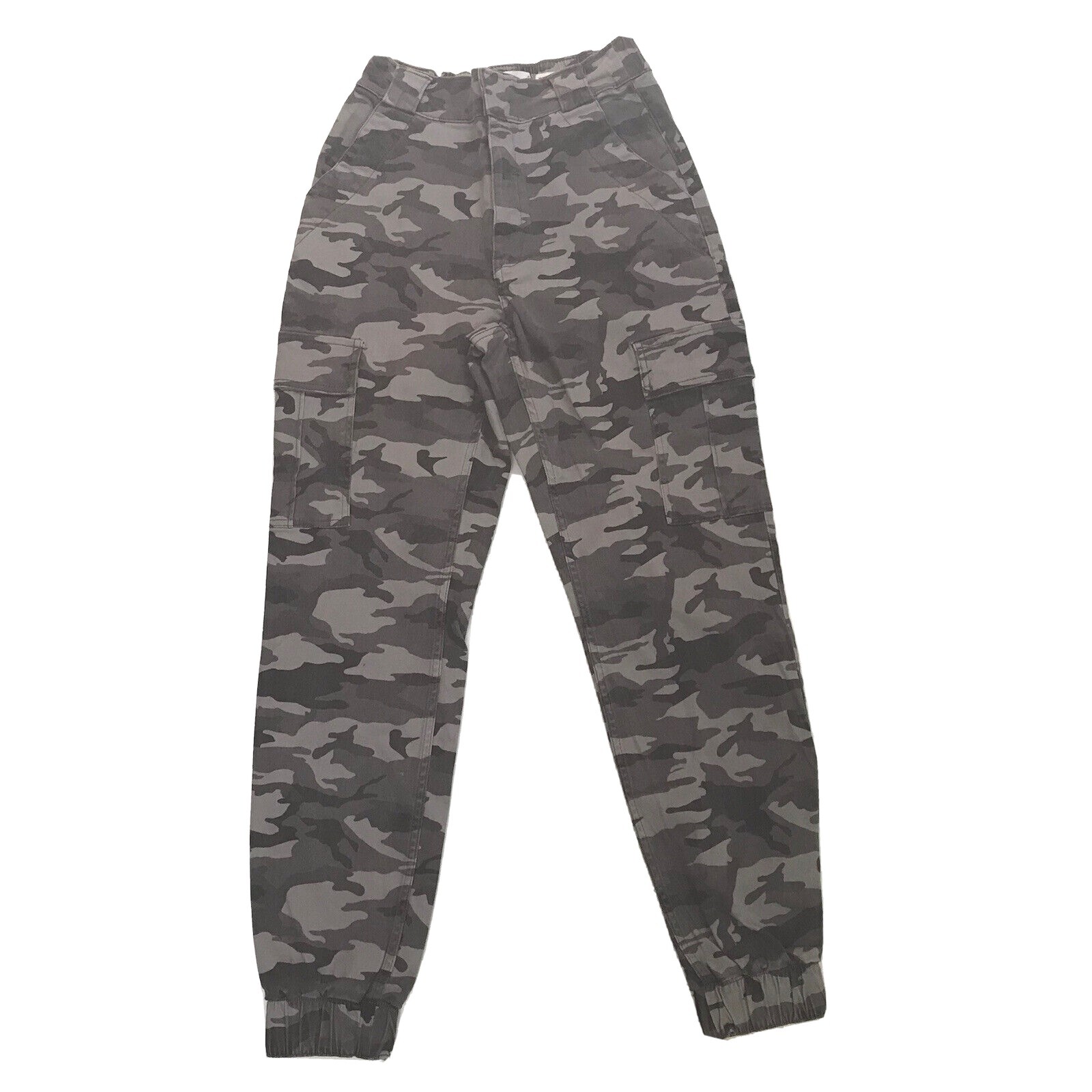 Hollister Joggers Camo Small Cargo Gray Ultra High Ri… Gem