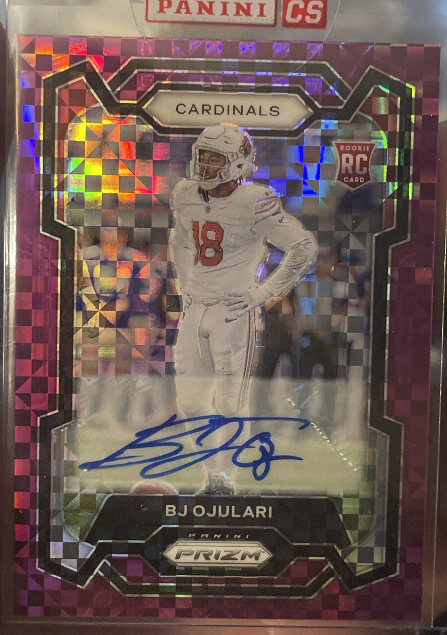2023 Panini Prizm BJ Ojulari RC Auto Rookie Autograph #301 Purple Power /49