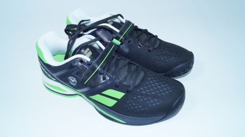 Babolat ProPulse BPM All Court Wimbledon Tennisschuhe EU 38,5 Shoes AC Jr. NEU - Picture 1 of 4