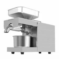 600W Commercial Auto Oil Press Machine For Peanut Sunflower Tea Walnut Olive