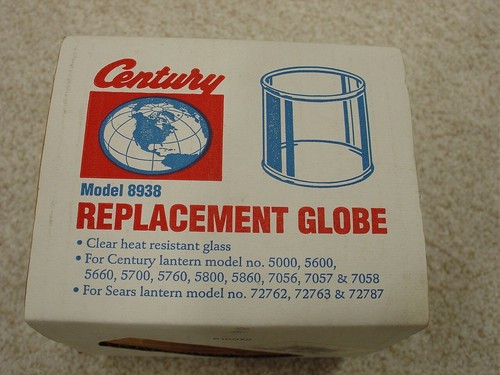 Century Lantern Replacement Globe Model 8938 Glass For 5000 5600 5660 5700 5800 - Picture 7 of 7
