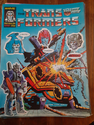 Transformers Marvel UK issue number 87 15 November 1986