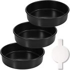 8-Inch Round Cake Pan Set of 3, Nonstick Baking Cake Pans with 90 Pieces