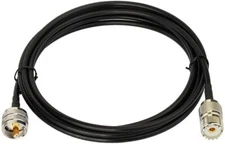 Bingfu PL259 Male to SO239 Female RG58 Cable 2m For Car CB Radio Walkie Talkie