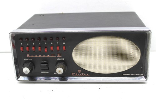Vintage 1977 Electra Bearcat 3 Model #BC III 8 Channel Radio Receiver Nasco Corp - Picture 1 of 6
