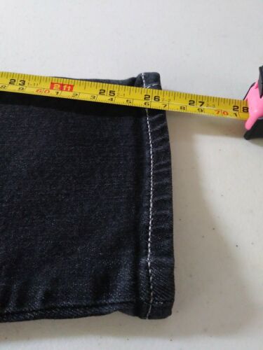 LRL Ralph Lauren Womens Tapered Leg Jeans Size 10 (31"x26") Stretch Black Denim - Picture 5 of 11