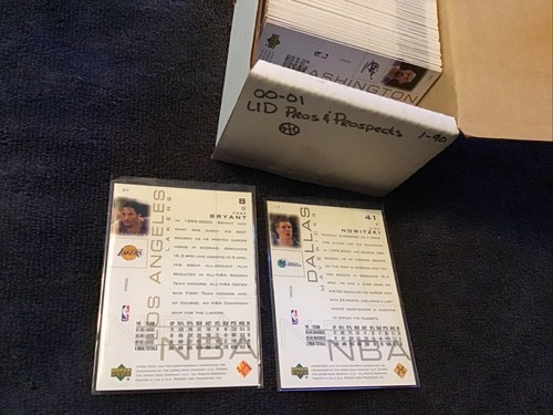 2000-01 Upper Deck Pros and Prospects Basketball Base Series Set #'S 1-90 - Bild 2 von 2