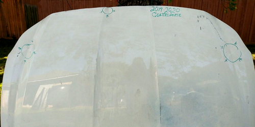 2014-2020 Maserati Quattroporte White Hood 670007993 OEM - Picture 8 of 13
