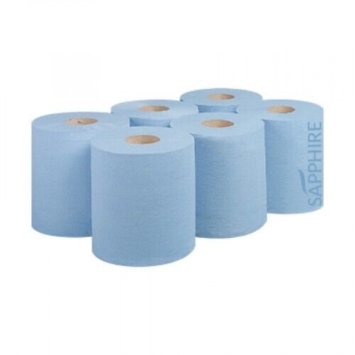 Sapphire Blue Centrefeed Roll 150m - Case of 6 - Afbeelding 1 van 1