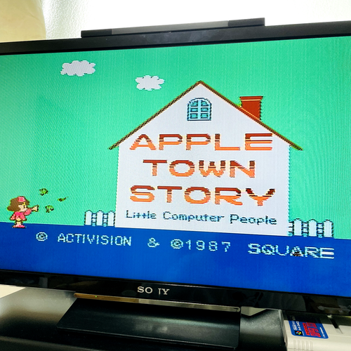 Apple Town Story Nintendo famicom Disk System Square 1987 versión japonesa SQF-APT - Imagen 3 de 24