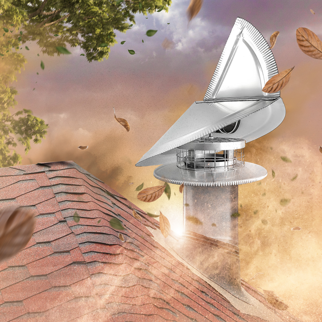 Wind Directional Chimney Cap