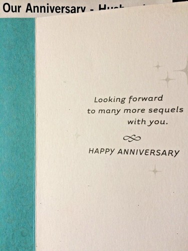 HUSBAND ANNIVERSARY Cards to the "MAN I LOVE" Happy Anniversary Hallmark 501 - Bild 3 von 49
