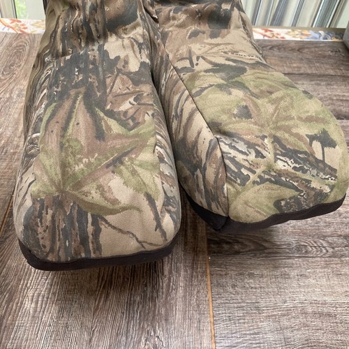 Vtg ICEBREAKER Insulated Overboot Sz M Realtree Camo Boot Blanket Warmer Hunting - Picture 6 of 12