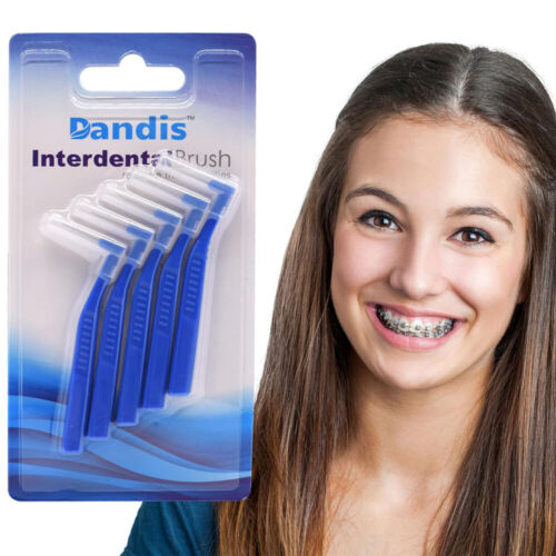 25pcs Interdental Angle Brushes Cleaners Floss Sticks Tooth Head Oral Hygiene - Picture 2 of 29