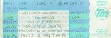 THE EAGLES 1994 WORLD MUSIC THEATRE TICKET / MELISSA ETHERIDGE No. 1  / NM 2 MNT