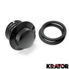 Bouchon d'essence pop up noir reflush ventilé pour réservoir carburant Harley Davidson bouchon d'essence
