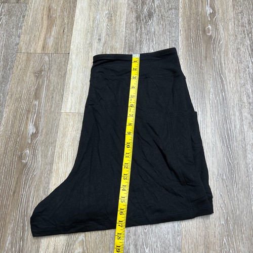 "NEW" OLD NAVY Stretch Waist High Rise Black Activewear Shorts Women's Size XL - Picture 6 of 7