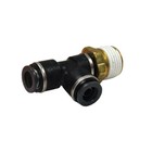 PLC Swivel Male Run Tee 3/8 X 1/2in   177.11716D