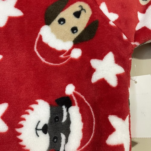 Toddler & Little Girls Plush Red Puppy Dog Santa Christmas Sweater. 2T, 4 & 5 - Picture 3 of 4
