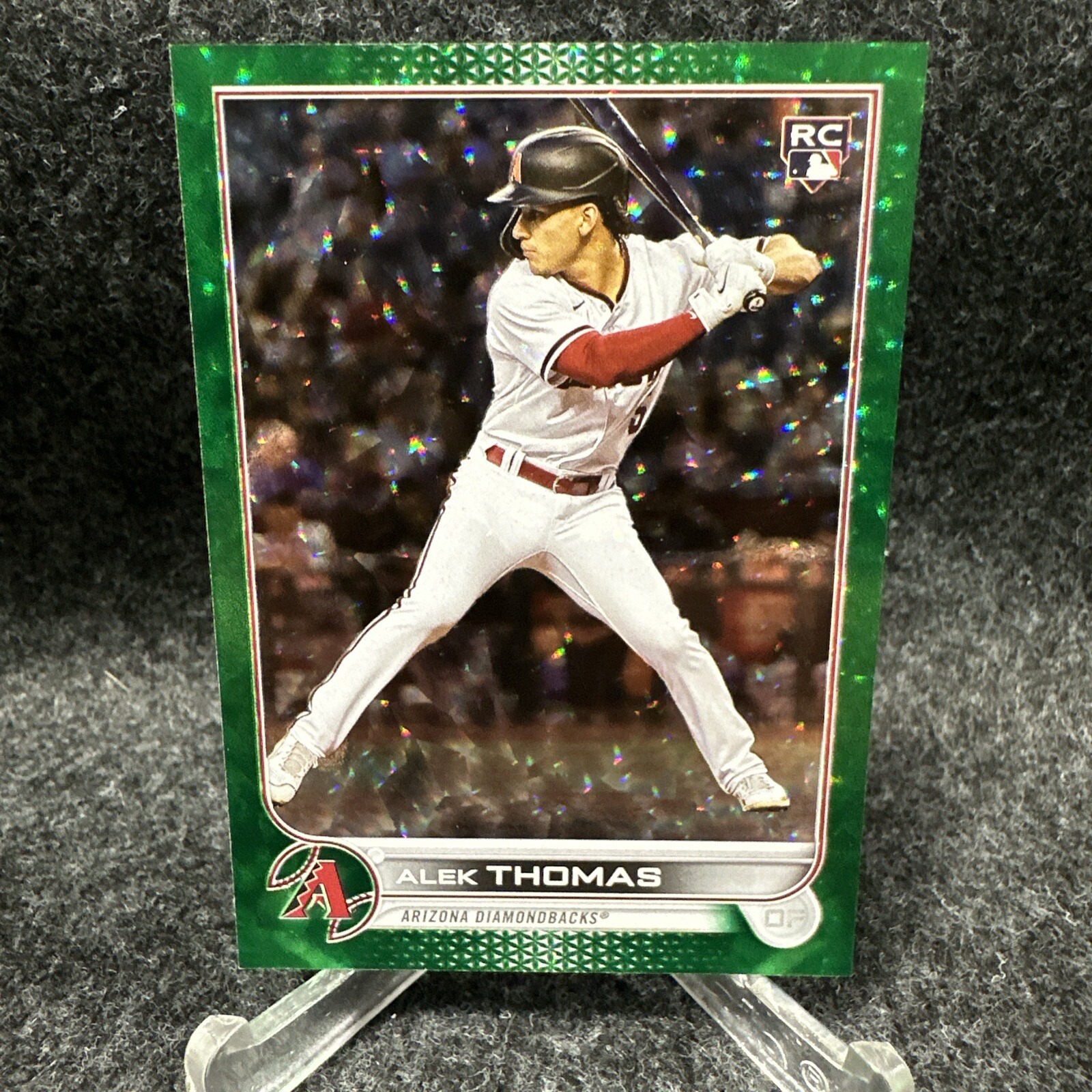 Alek Thomas 2022 Topps Update Green Foil RC #US212 257/499