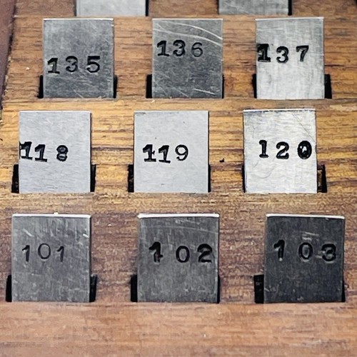 Vintage BLOCK GAGE SET  with WOODEN STORAGE CASE 64 Pieces HARDENED D2 STEEL - Picture 10 of 24