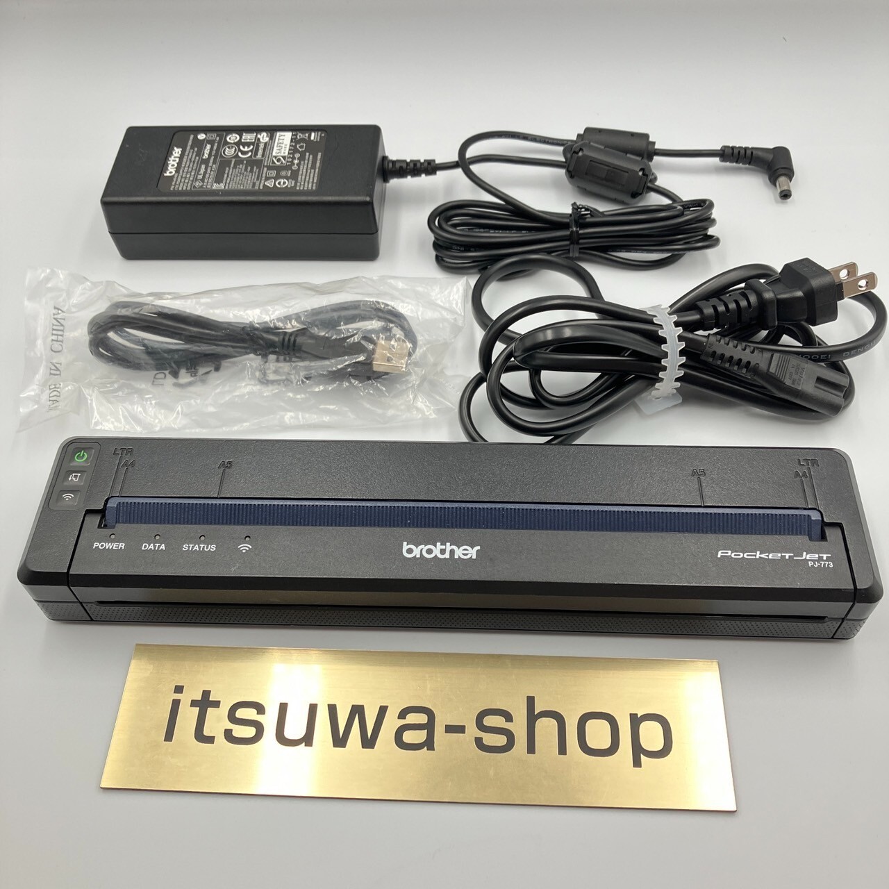 Brother PocketJet PJ773 A4 WiFi Mobile Thermal Printer Label Tesed w