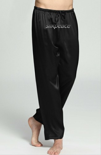 2nd+ Item FREE SHIP SILKPEACE Men's Silk Satin Pajama Lounge Pants 5day Delivery - Picture 3 of 9