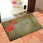 Nylon 3D Digital Printed Doormat 15 x 23 in (Flower)