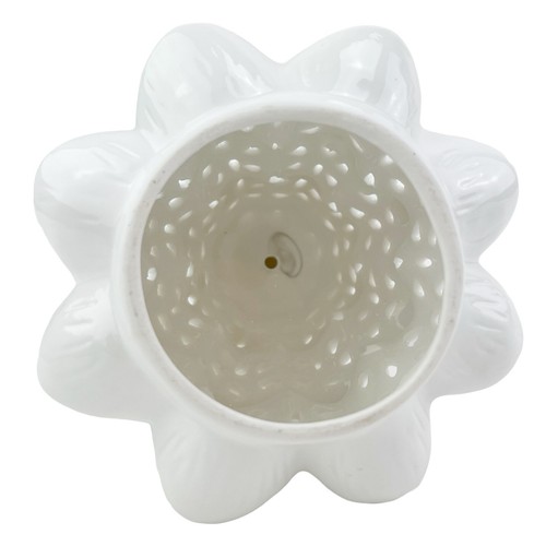 Yankee Candle weiß Keramik Weihnachtsbaum Leuchte Teelichthalter Sockel 8" - Bild 7 von 12