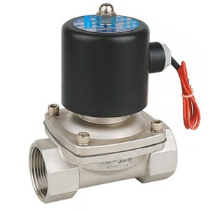 1/2in SS Solenoid Valve Direct‑Acting Normally Closed 1-way Water Air Oil Valve 1/2in SS Solenoid Valve Direct‑Acting Normally Closed 1-way Water Air Oil Valve