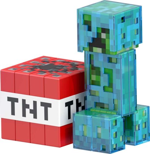 Minecraft Diamond Level Creeper, 5.5-inch Collector Action Figure - Picture 3 of 6