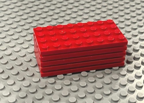 Lego Studded Plates 5 Each - 4X6 , 4X8 , 4X10 , 4X12 - REDUCED $$ - SAVE 20% - Picture 29 of 59