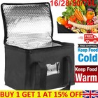 LARGE FOOD DELIVERY INSULATED BAGS PIZZA TAKEAWAY THERMAL WARM/COLD BAG RUCK UK
