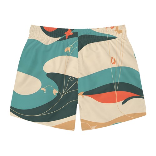 Saltwater Retro Men's Swim Trunks Stylish Summer Beach Wear Surf Quick Dry - Picture 3 of 7