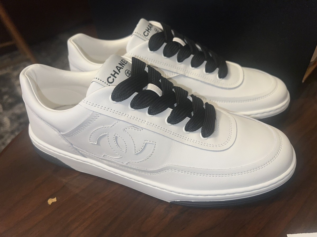 CHANEL ロゴ　レースアップローカットスニーカー35 $_12.JPG?set_id=880000500F