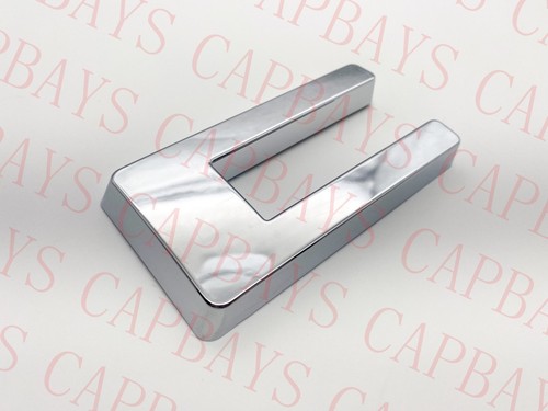 Overlay Letters Emblem FITS Silverado custom Front grille 2022 2023 Chrome - Picture 3 of 7