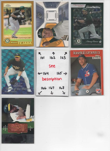 NEW Oakland A's U-PICK - Serial #'d JERSEYS AUTOS Rookies Inserts CHAPMAN OLSON - Picture 186 of 187