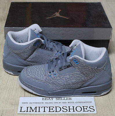 blue and grey jordan 3