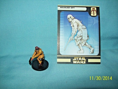 WotC Star Wars Miniatures Aqualish Spy, Clone Strike 49/60, Fringe, Common - Picture 1 of 2