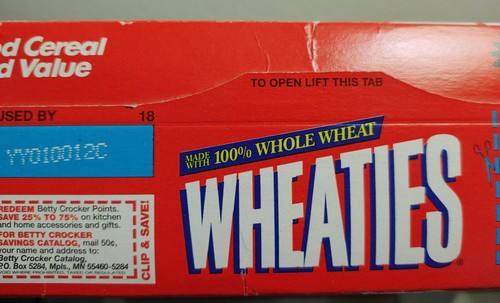 Unopened! 1998 WHEATIES Cereal BOX St. Louis Cardinals MARK MCGWIRE 70 HOMERS - Picture 4 of 8