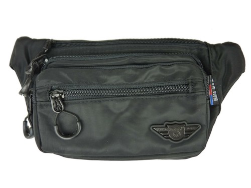 Hip bag fanny pack belt bag hip bag many compartments Bundeswehr green black - Picture 3 of 34