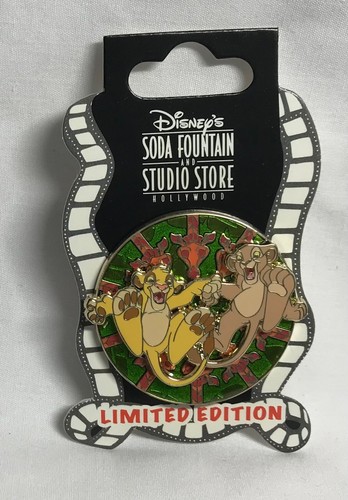 Disney Soda Fountain Studio Lion King Simbaa Nala  LE 300 Pin New. - Picture 3 of 8
