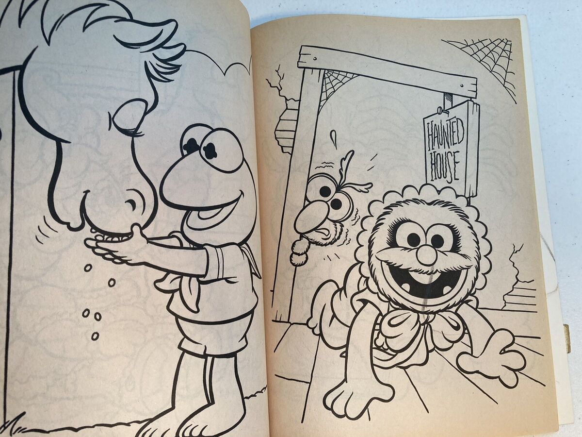 Muppet Babies Golden Coloring Book 1991 Lightly Used The