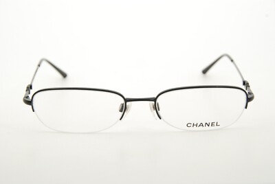 Rare Authentique vendu Chanel 2108-B c.101 51 mm lunettes noires Italie