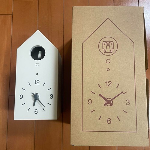 MUJI Cuckoo clock White MJ-CCWS1 Width 95 × depth 108 × height 204mm AA battery - Picture 3 of 10